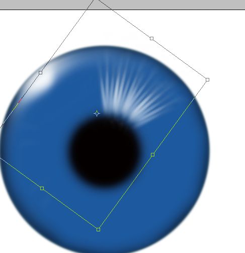 Creation of one eyeball: Step 8