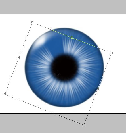 Creation of one eyeball: Step 9