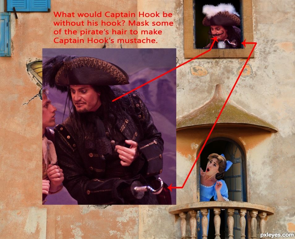 Creation of Tinkerbell - Look Out for the Wall: Step 22