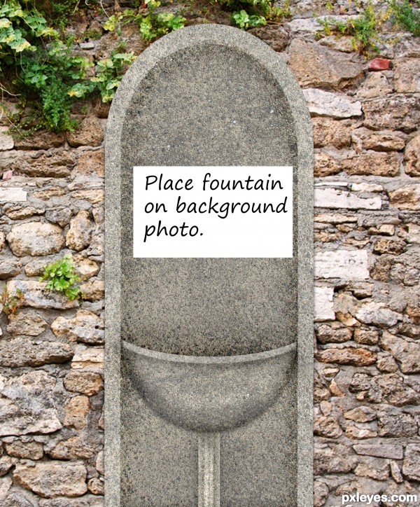 Creation of fountain: Step 4
