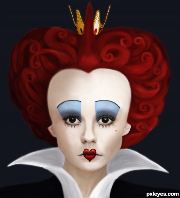 Creation of Queen of hearts: Final Result