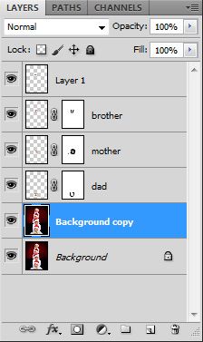 Creation of Baby Face Family: Step 1
