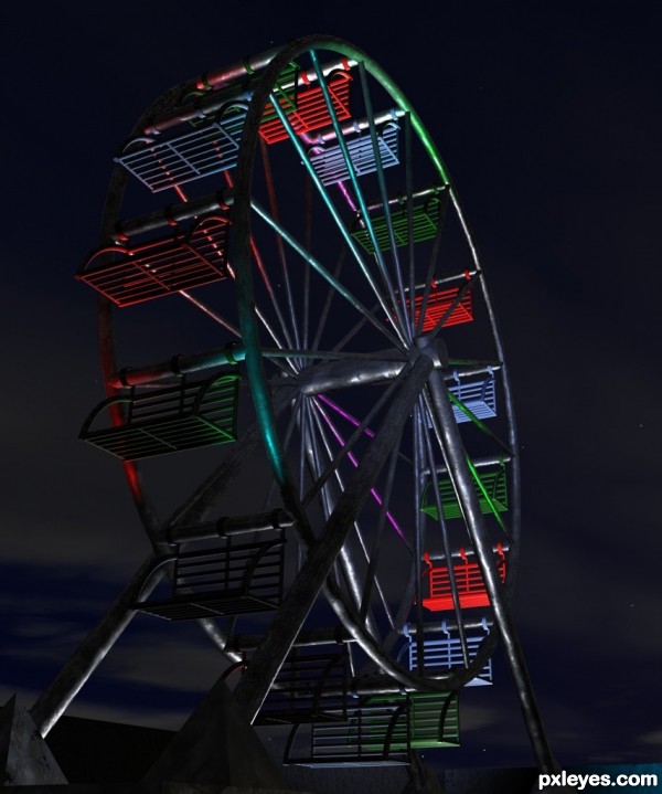 Creation of Ferris Wheel: Final Result
