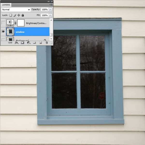 Creation of Rainy Autunm Day: Step 1