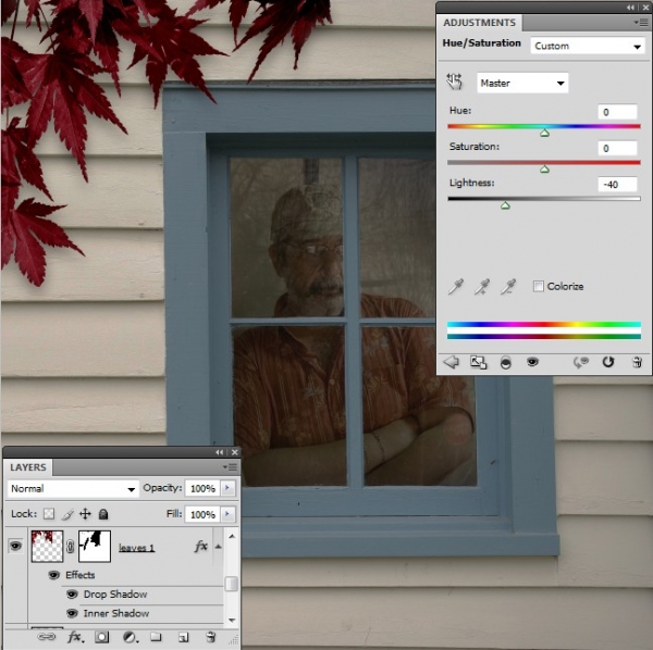 Creation of Rainy Autunm Day: Step 9