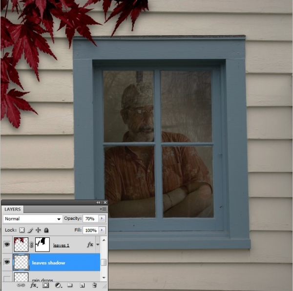 Creation of Rainy Autunm Day: Step 10