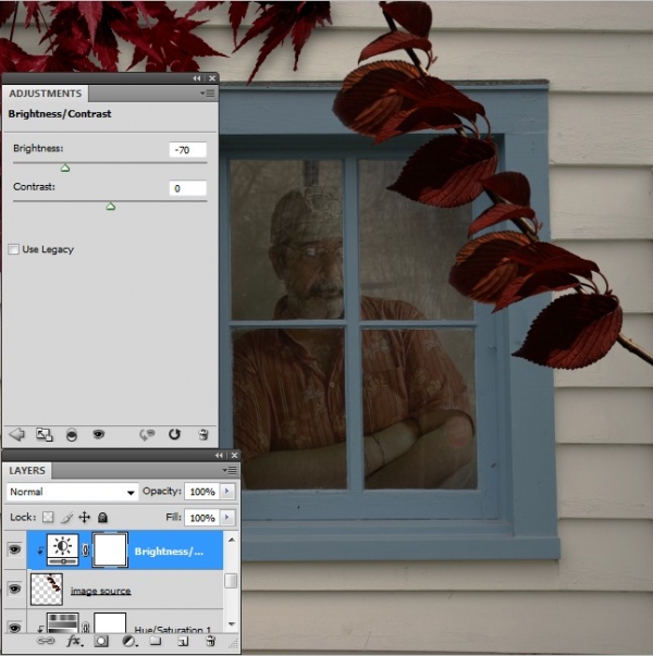 Creation of Rainy Autunm Day: Step 12