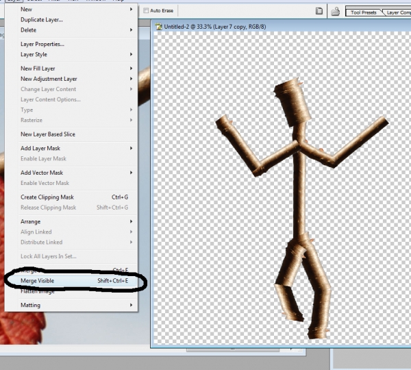 Creation of Tree Twig Dancers: Step 6