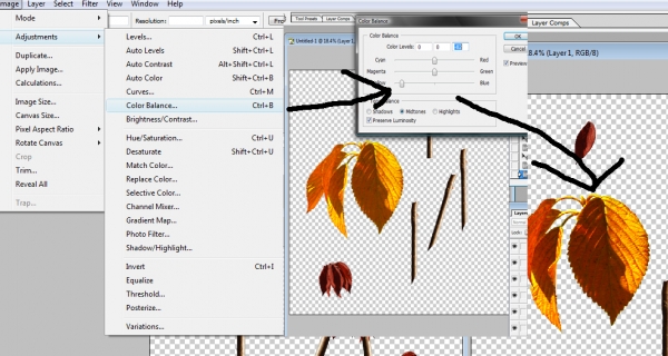 Creation of Tree Twig Dancers: Step 10