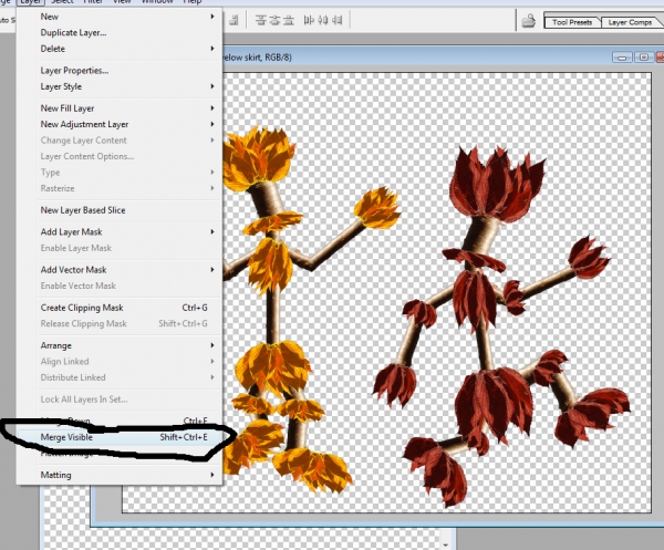 Creation of Tree Twig Dancers: Step 12