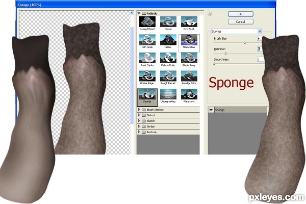 Creation of Butterfly Princess: Step 6