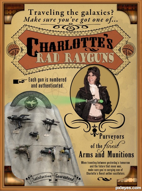 Creation of Charlotte's Rad Rayguns: Final Result