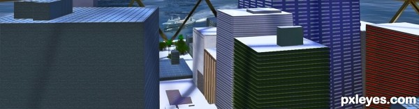 Creation of Water Town: Step 4