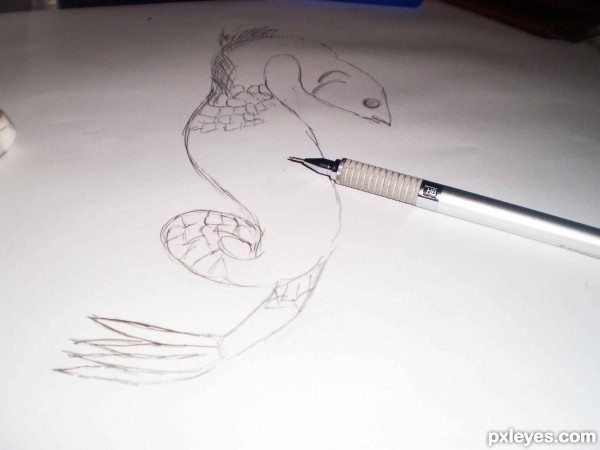 Creation of Horse From Deep: Step 2