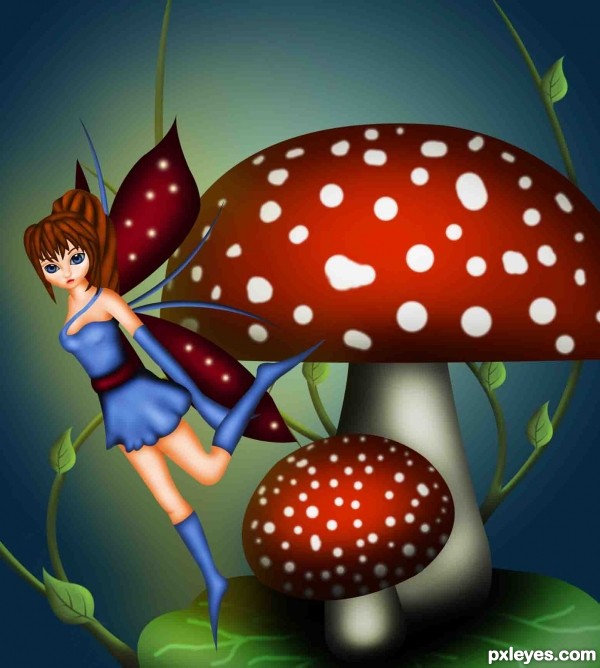Creation of The little fairy: Step 7