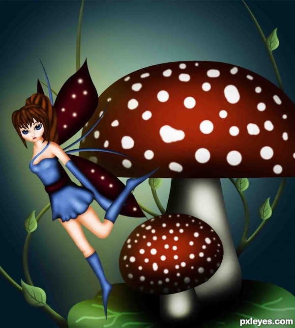 Creation of The little fairy: Step 8