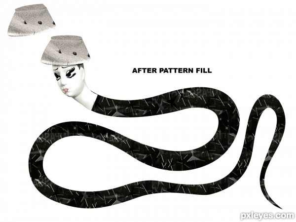 Creation of Fashion Snake: Step 3