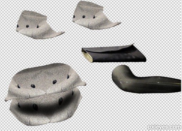 Creation of Oh My Three Sister's Heads: Step 1