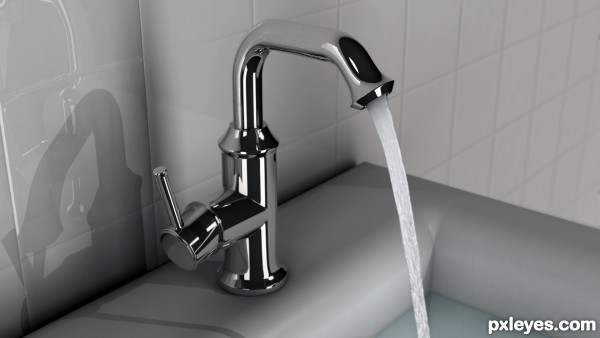 Creation of The simple faucet: Final Result