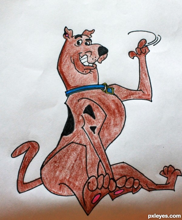 Creation of Scooby doo: Final Result