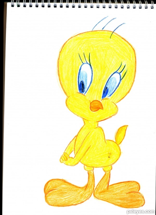 Creation of Tweedy bird: Step 5