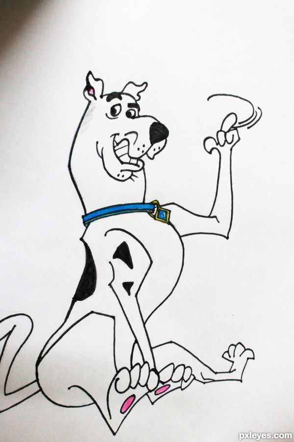 Creation of Scooby doo: Step 2