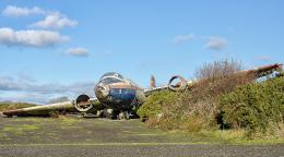 old bomber plane