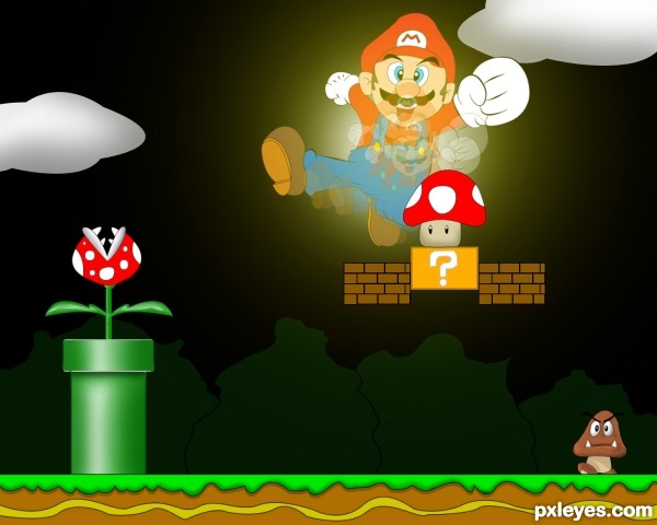 Creation of Power up Mario: Final Result