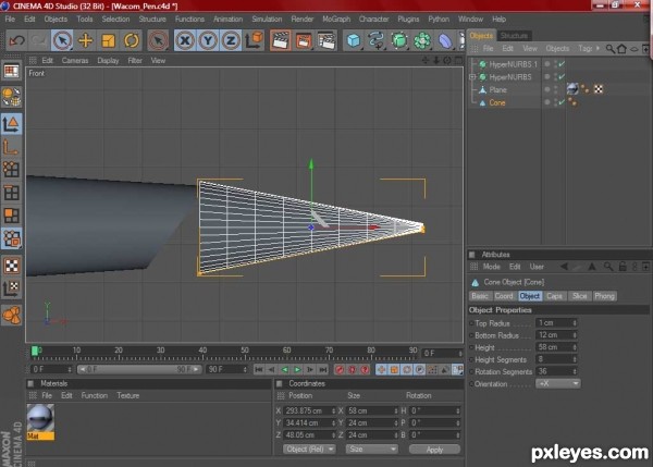 Creation of Wacom_Pen: Step 4