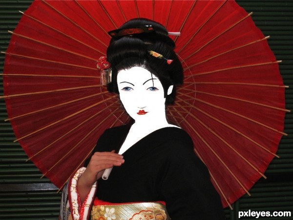 Creation of geisha: Final Result