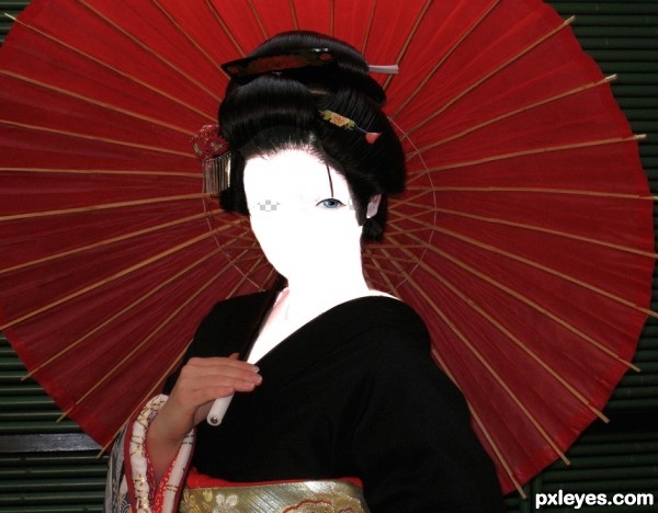 Creation of geisha: Step 3