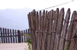 Fence in the mountain