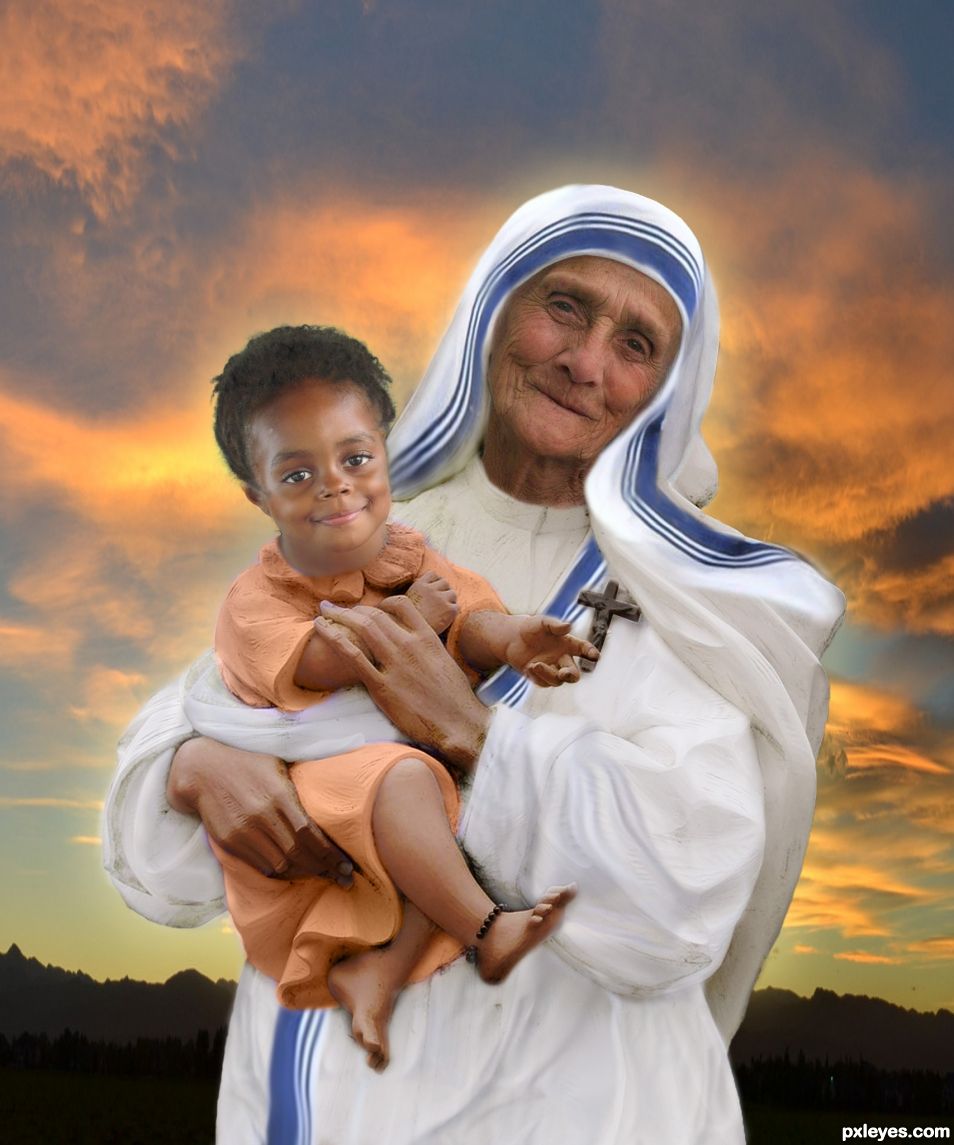 Creation of Mother Teresa: Step 1
