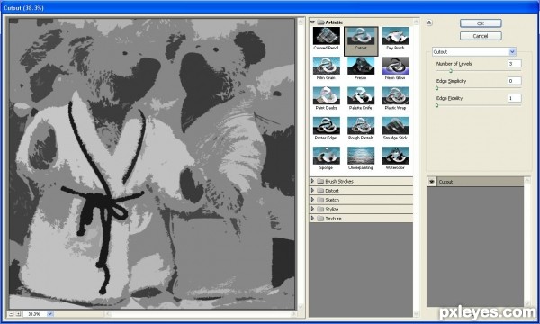 Creation of painting by numbers: Step 3