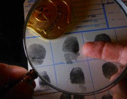 Scarred fingerprint Picture