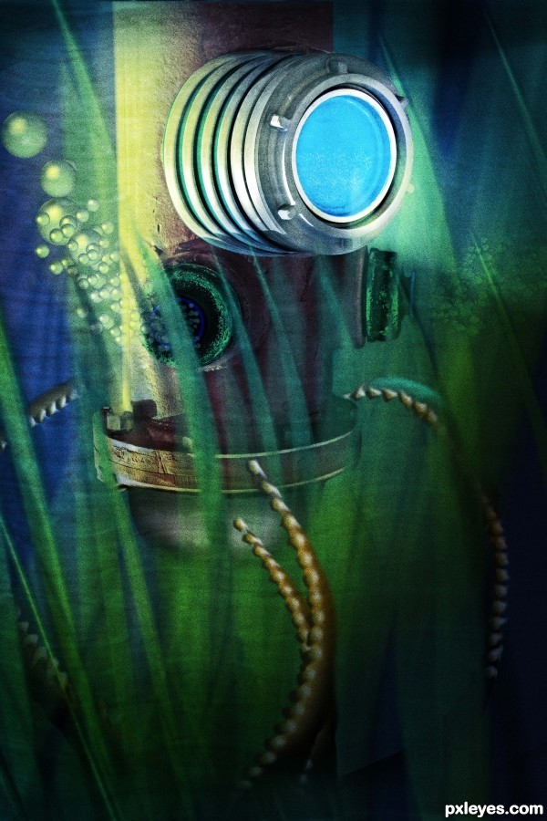 Creation of Deep Blue Trouble: Step 8