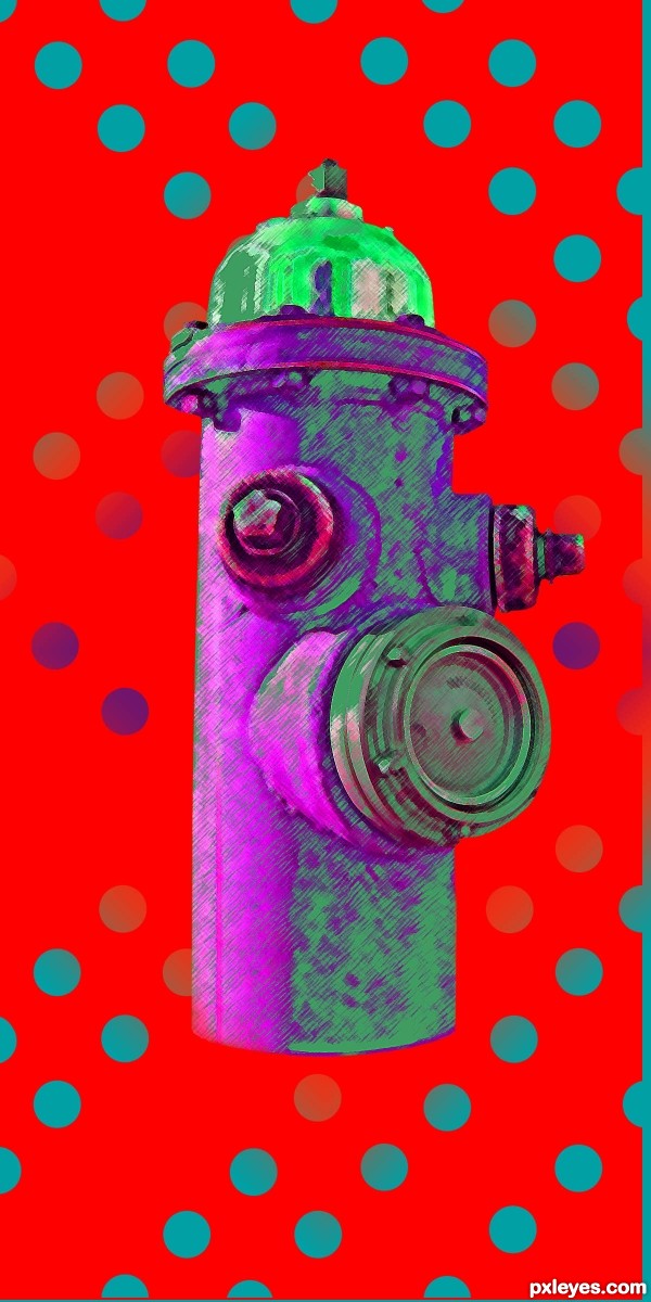 Creation of Homage to Peter Max: Step 6