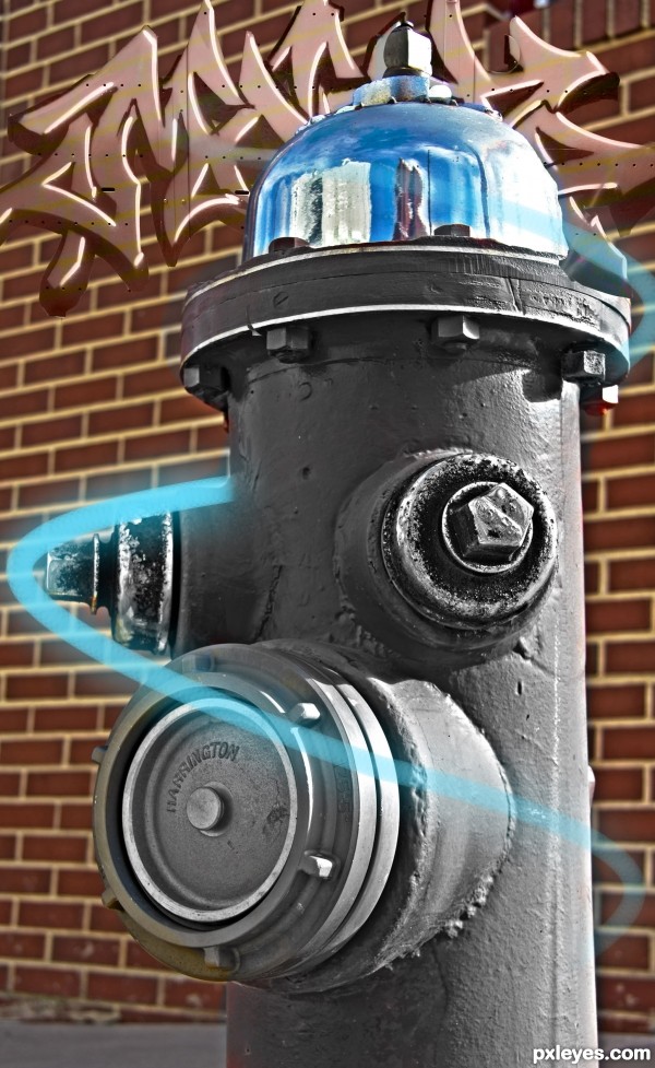 Creation of Magic coOlOor fire Hydrant: Step 3
