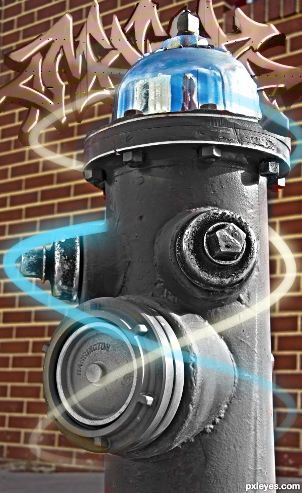 Creation of Magic coOlOor fire Hydrant: Step 4