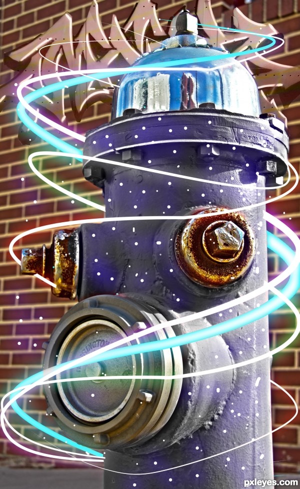 Creation of Magic coOlOor fire Hydrant: Step 5