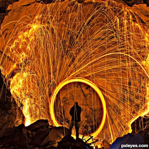 Cave of Fire photoshop picture)