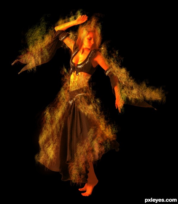 Creation of Fire Dancer: Final Result