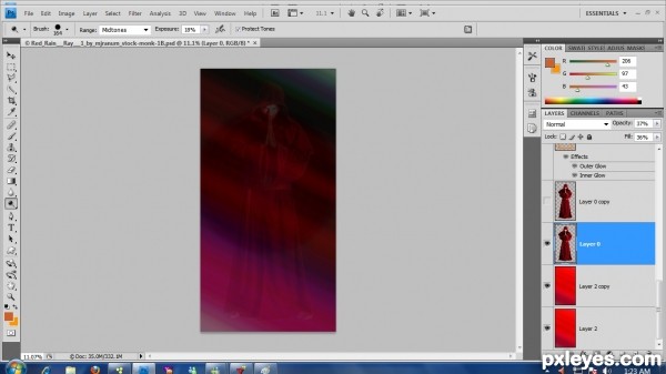 Creation of Blazed: Step 1