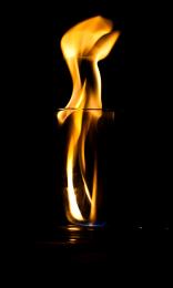 Glass of fire