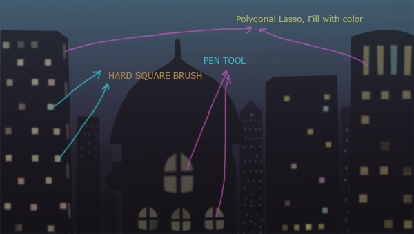 Creation of Fireworks: Step 2
