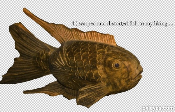 Creation of gyotaku - the art of Japanese fish print with watercolor: Step 2