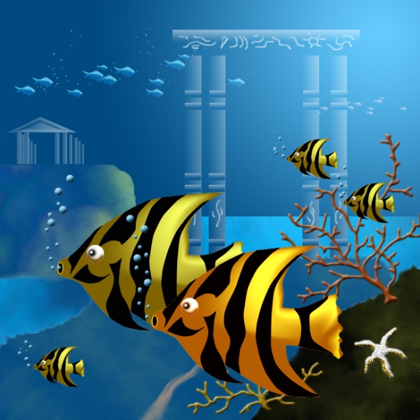 Creation of Swimming Around: Step 15