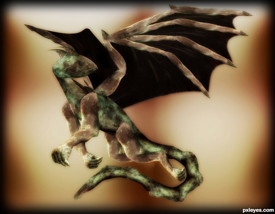 Creation of Dragon Sculpture: Final Result