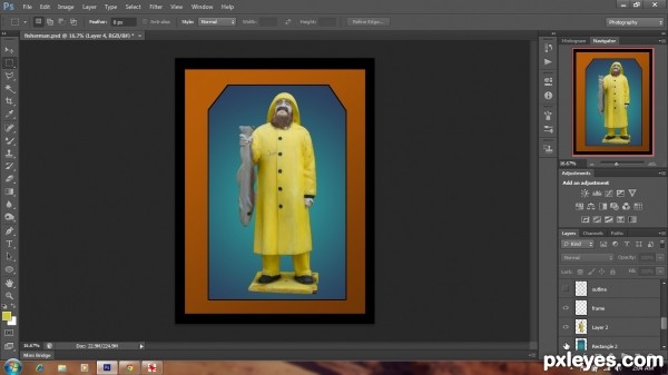 Creation of Fisherman: Step 3
