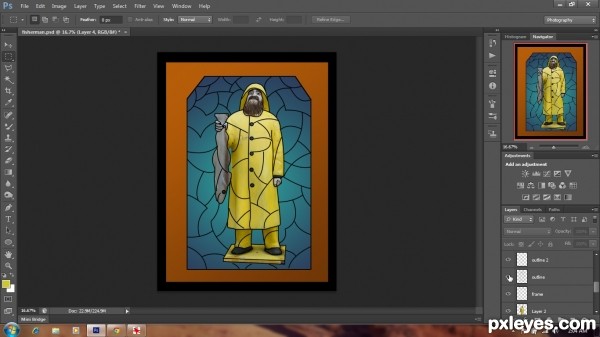 Creation of Fisherman: Step 4